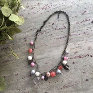 Pink Chunky Statement Necklace 😍